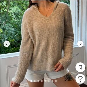 James Perse Women's Grey Hoodie